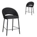 Black Bar Stool - Field Charcoal (Set of 2)