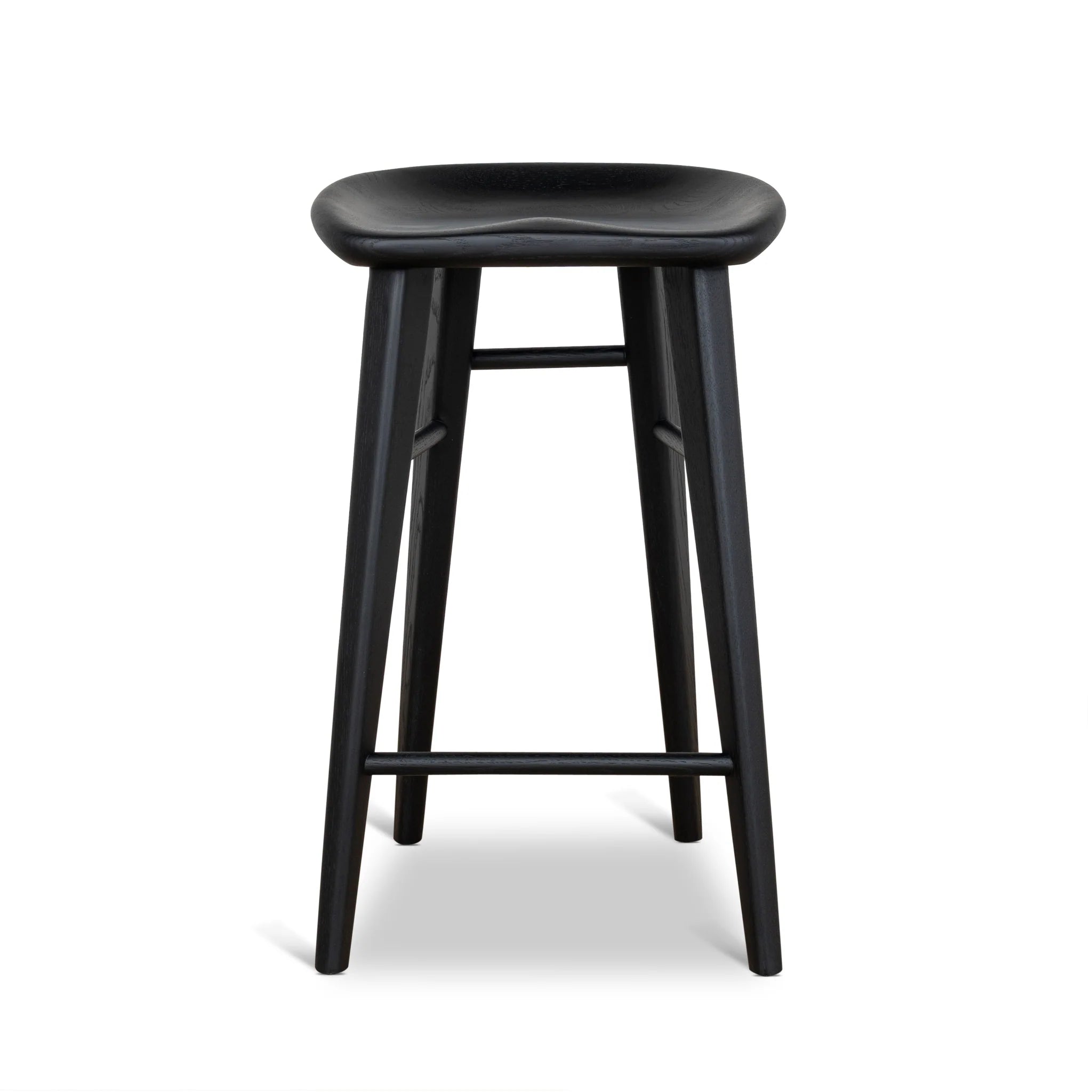 Showcasing Bilera 65cm Bar Stool - Full Black BS10357-OW Bar Stool by Calibre Furniturs