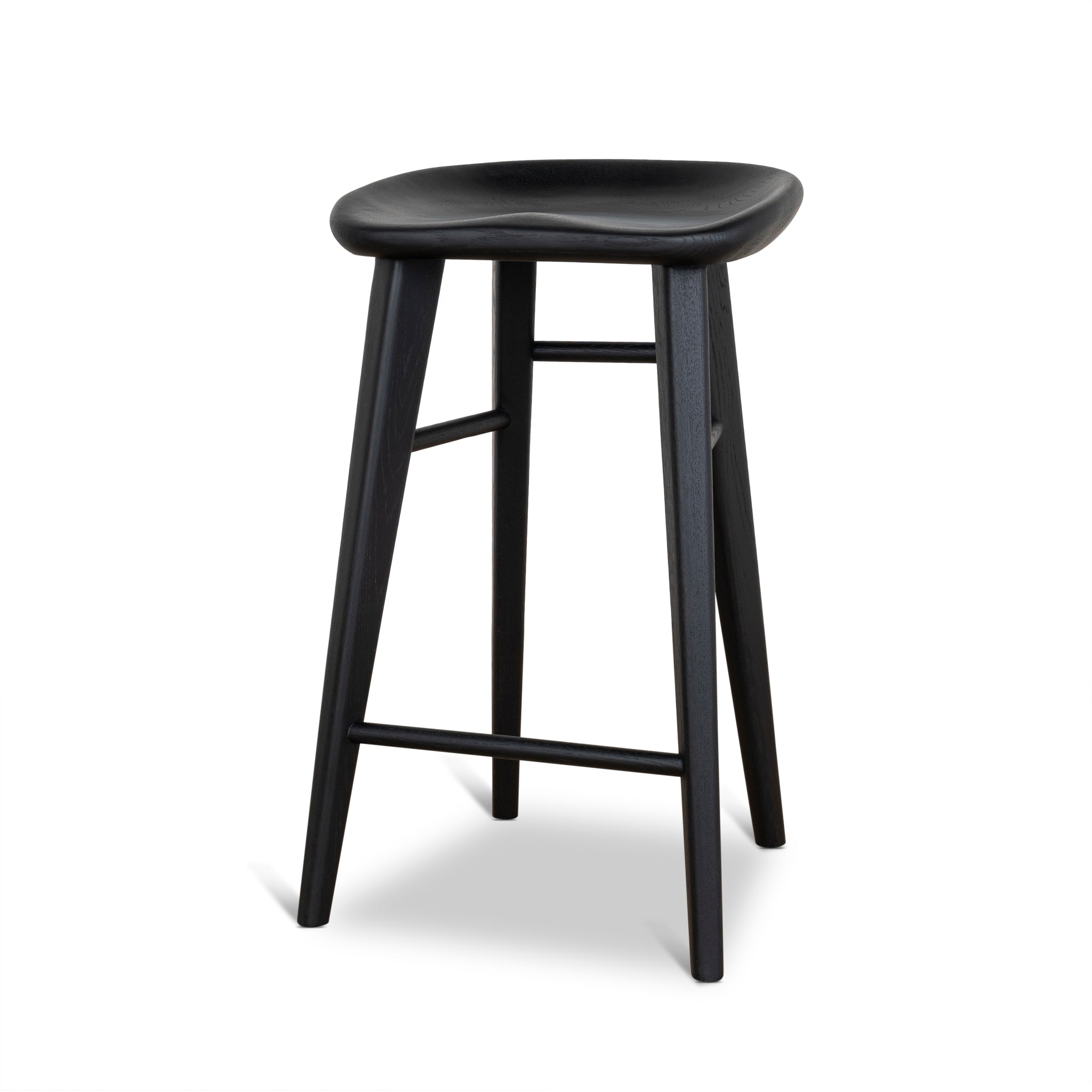 CBS10357-OW 67.5cm Bar Stool - Full Black