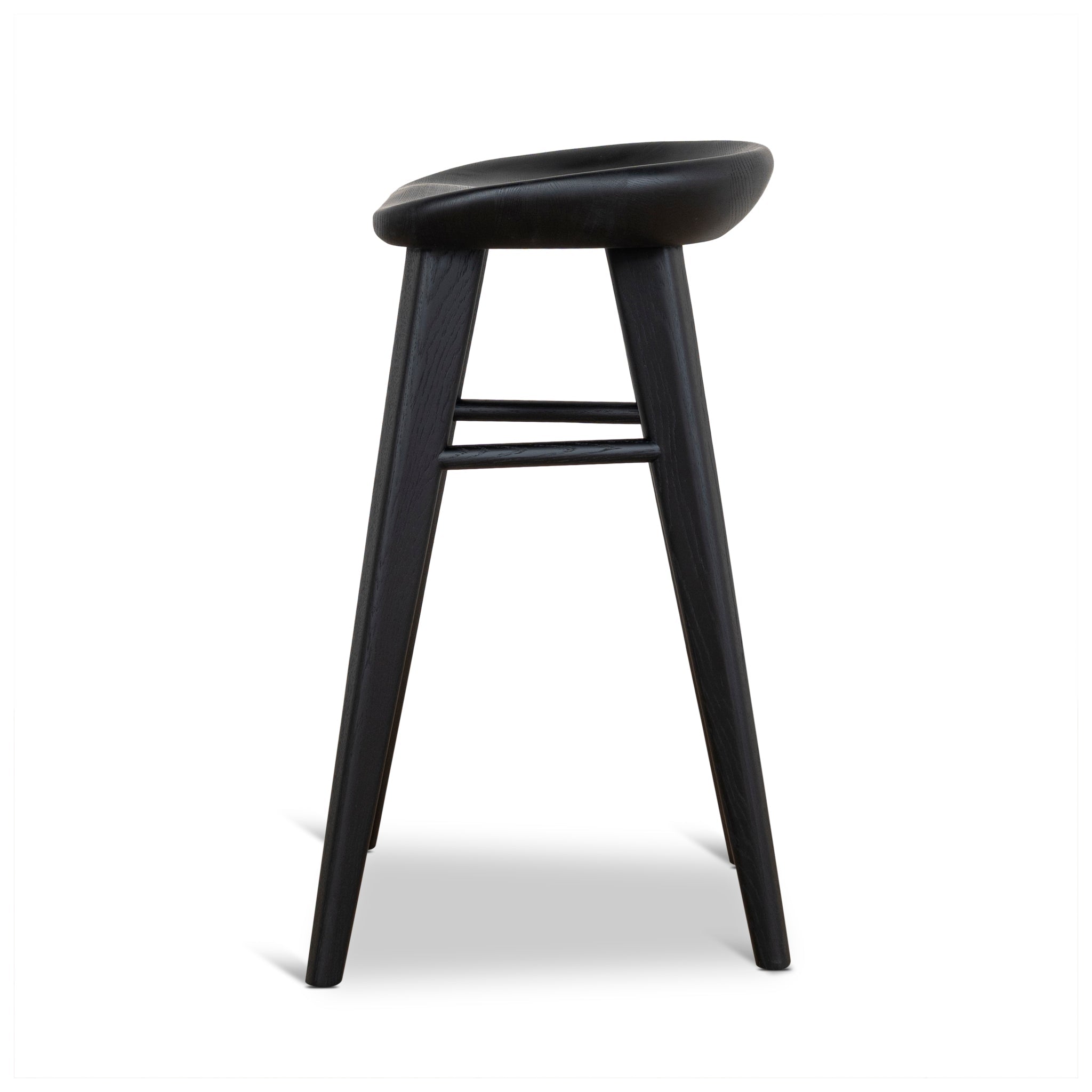 CBS10357-OW 67.5cm Bar Stool - Full Black