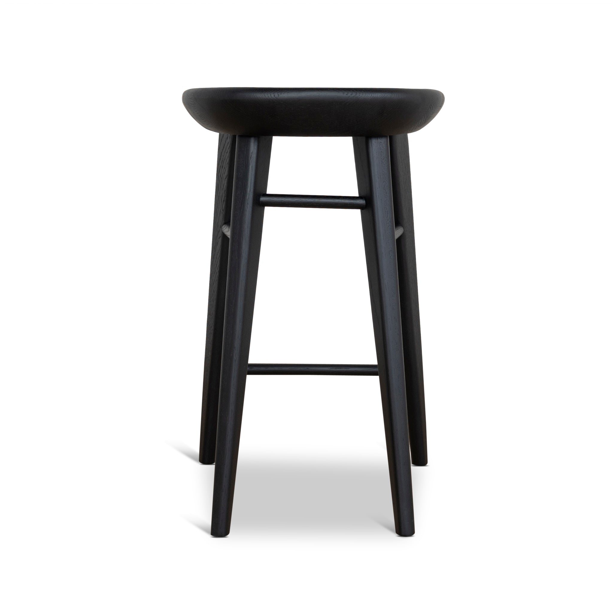 CBS10357-OW 67.5cm Bar Stool - Full Black