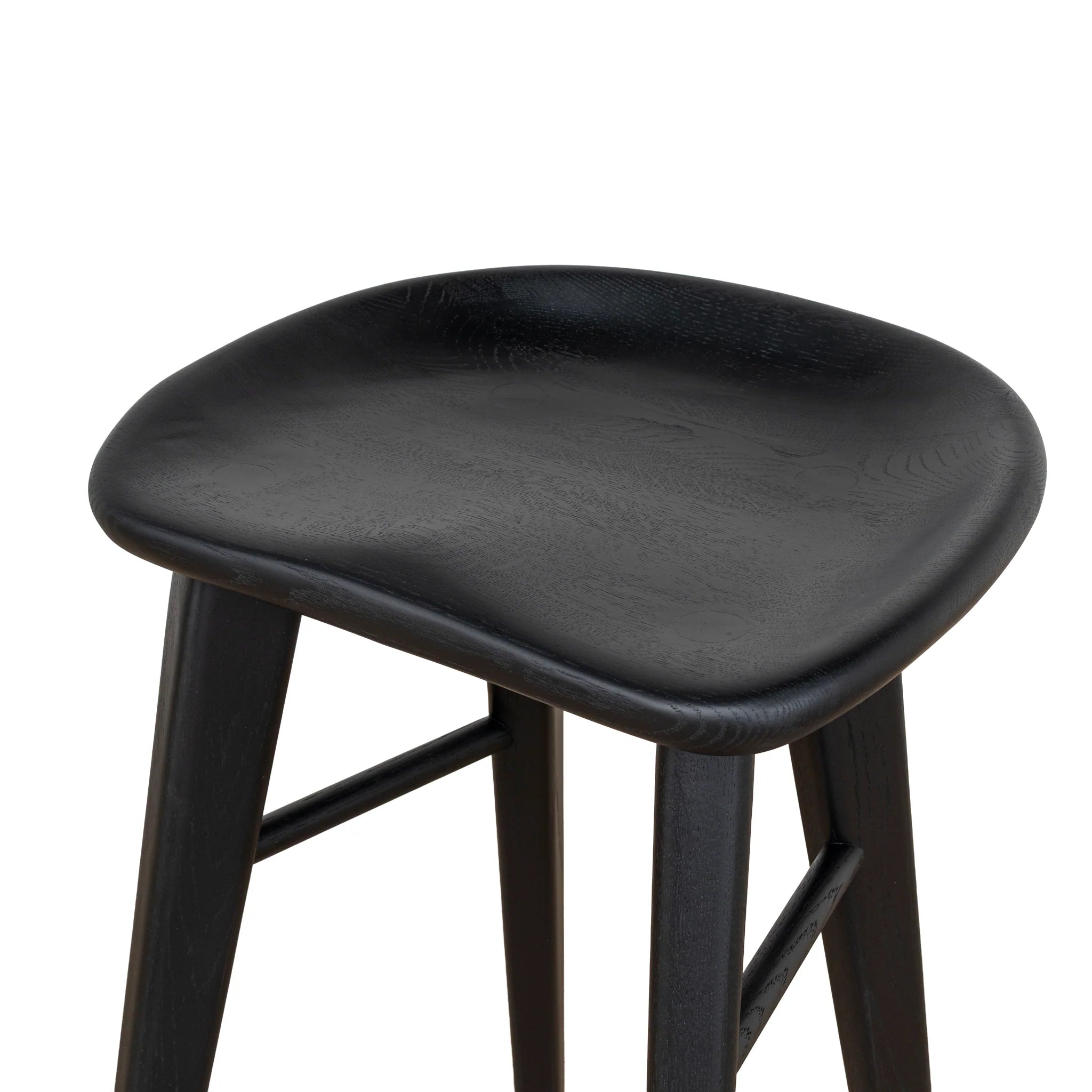 Bilera 65cm Bar Stool - Full Black