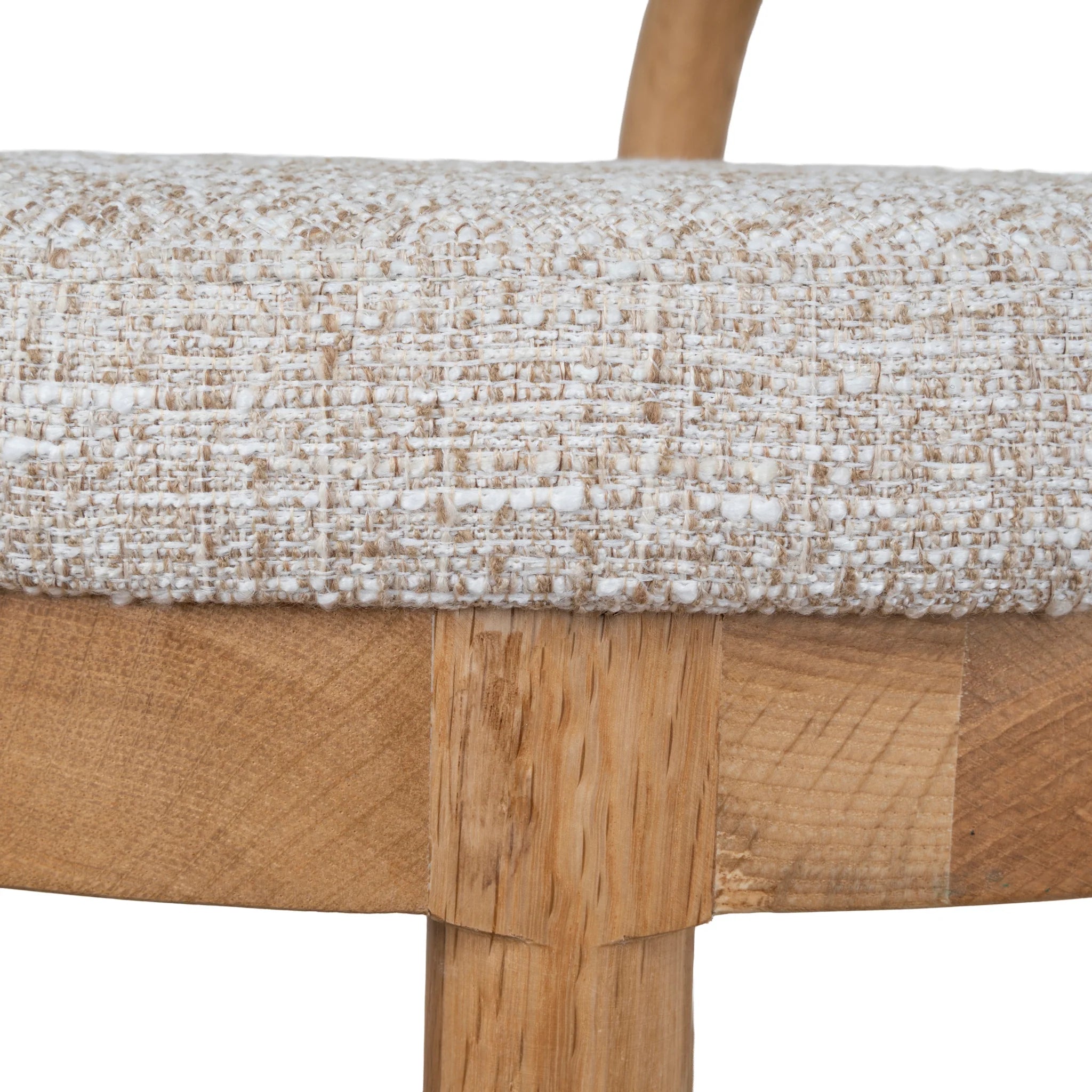 Nivera 66cm Natural Bar Stool - Pale Beige