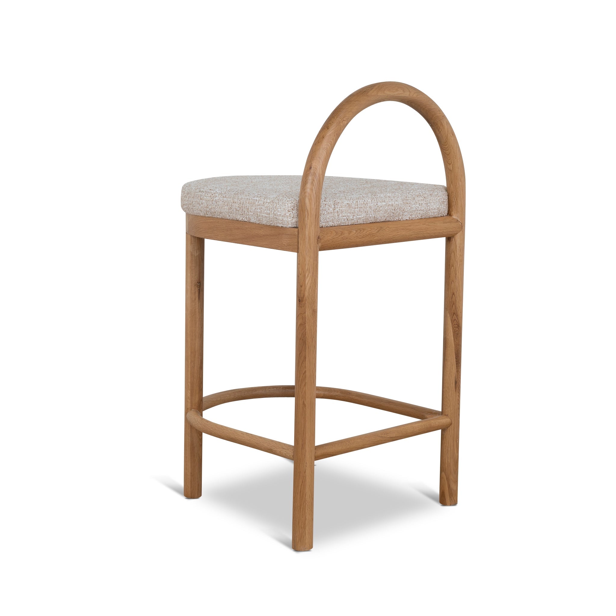 CBS10422-LJ 66cm Natural Bar Stool - Pale Beige