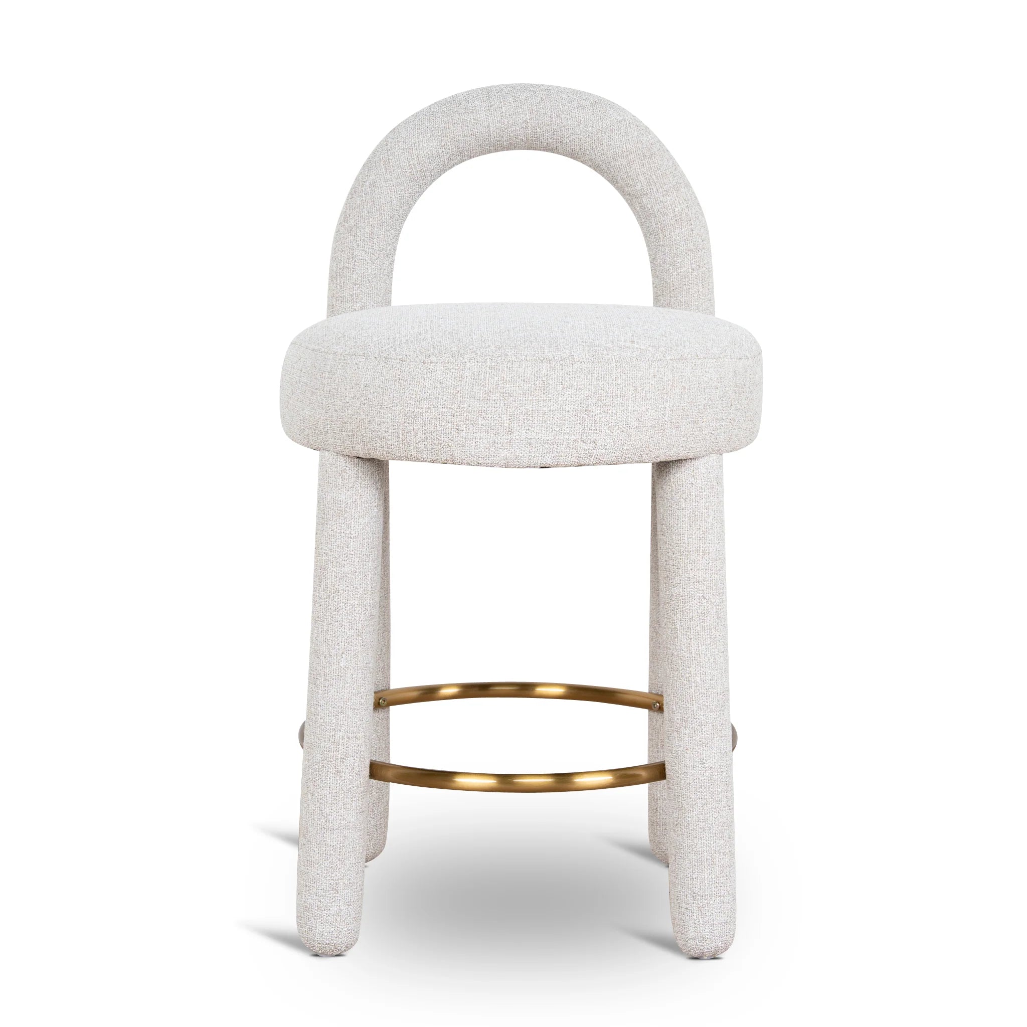 Bevera 65cm Bar Stool - Coastal Beige