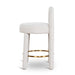 Showcasing Bevera 65cm Bar Stool - Coastal Beige BS10431-MY Bar Stool by Calibre Furniturs