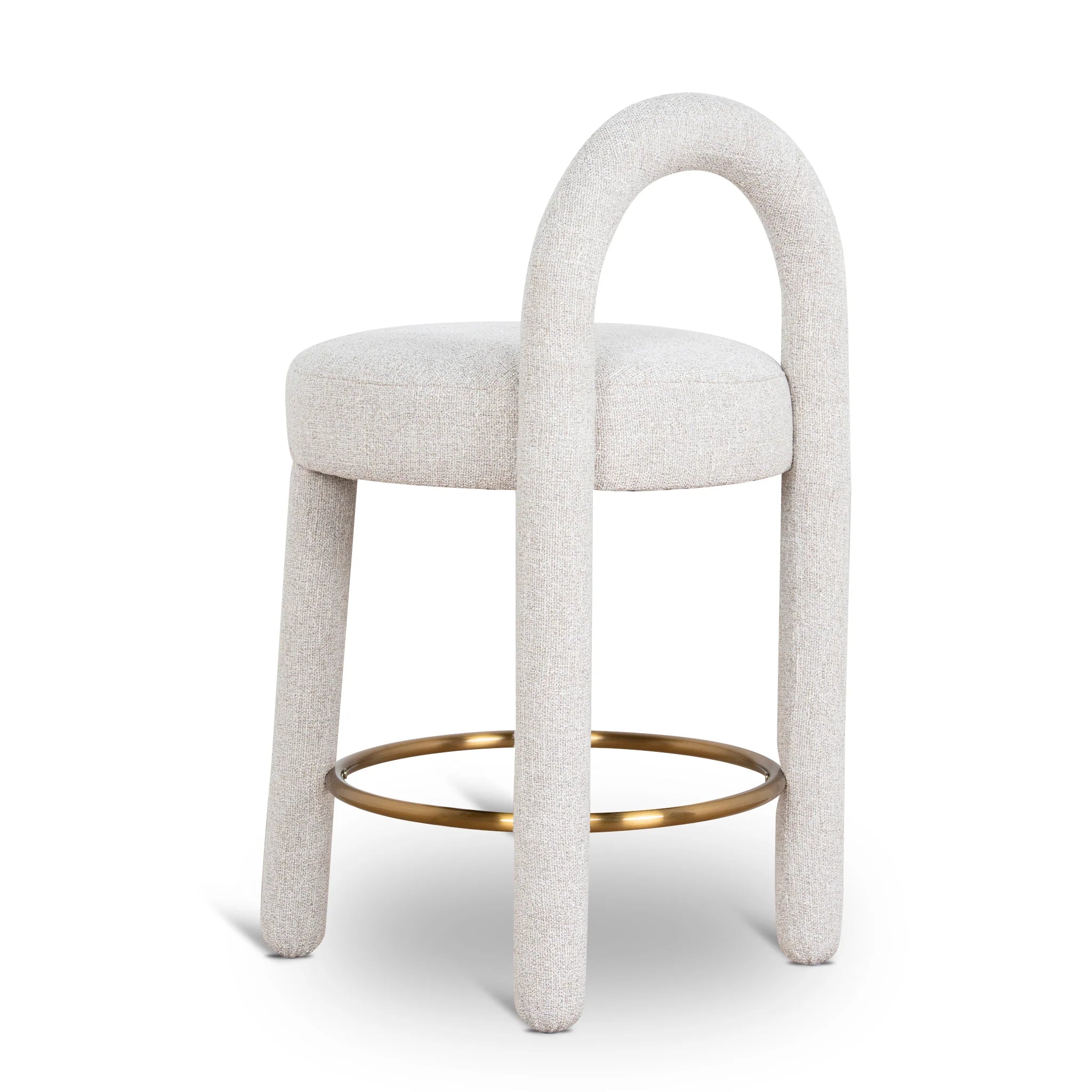 Bevera 65cm Bar Stool - Coastal Beige