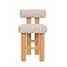 Showcasing Karia Natural Barstool - Pale Beige (Set of 2) BS10481-OLSx2 Bar Stool by Calibre Furniturs