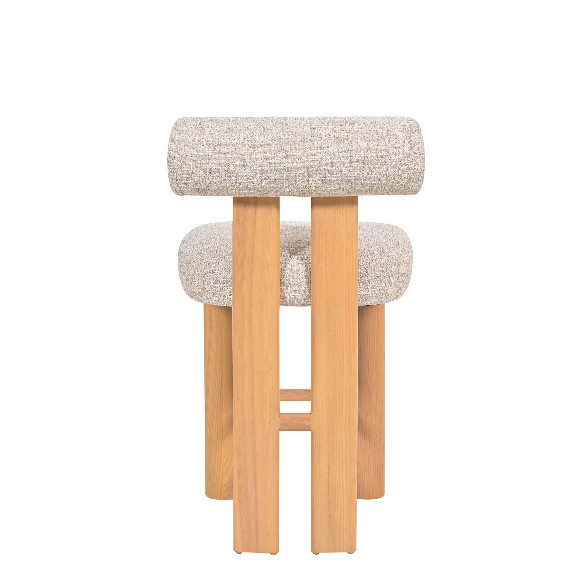 Karia Natural Barstool - Pale Beige (Set of 2)