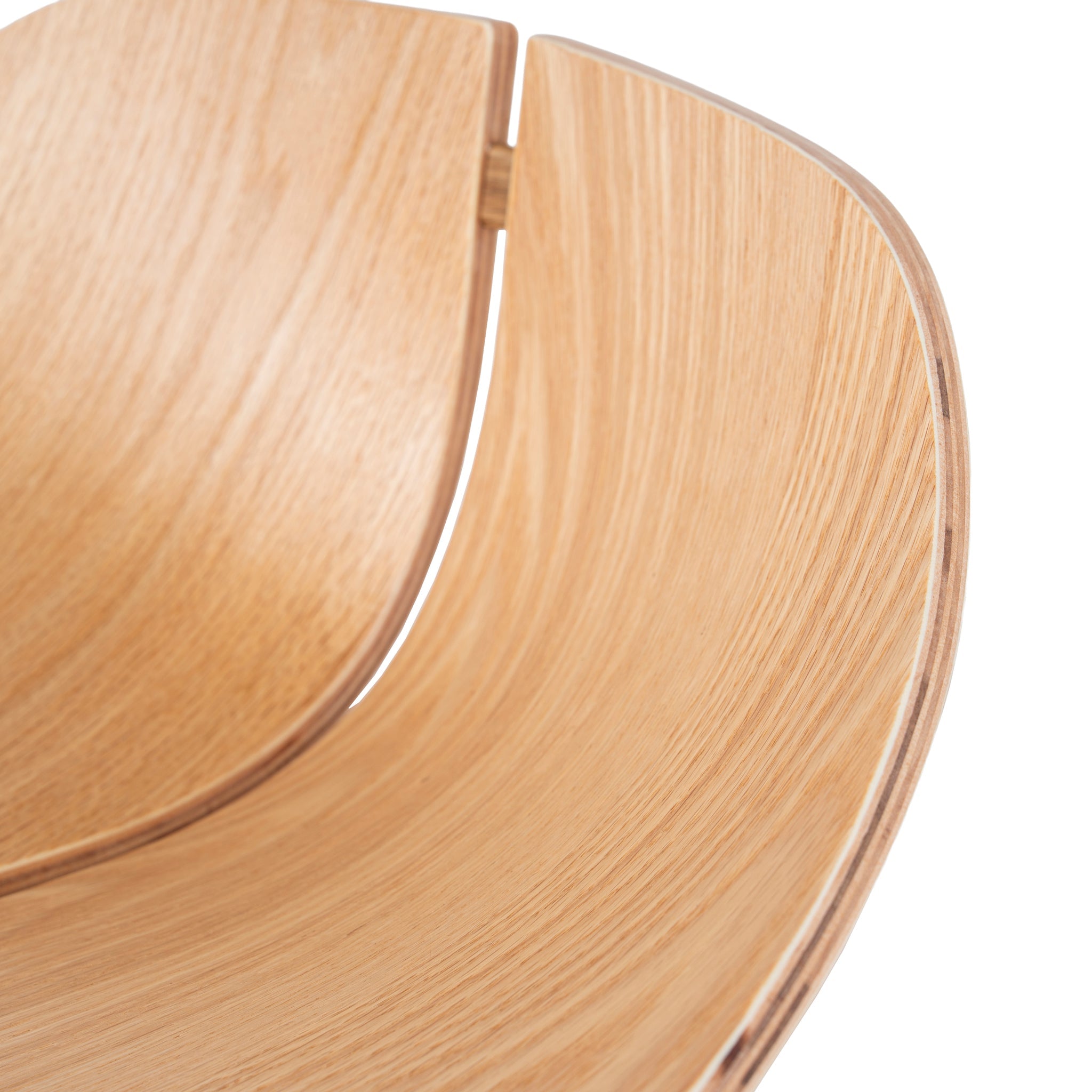 65cm Matte White Bar Stool - Natural - image 8