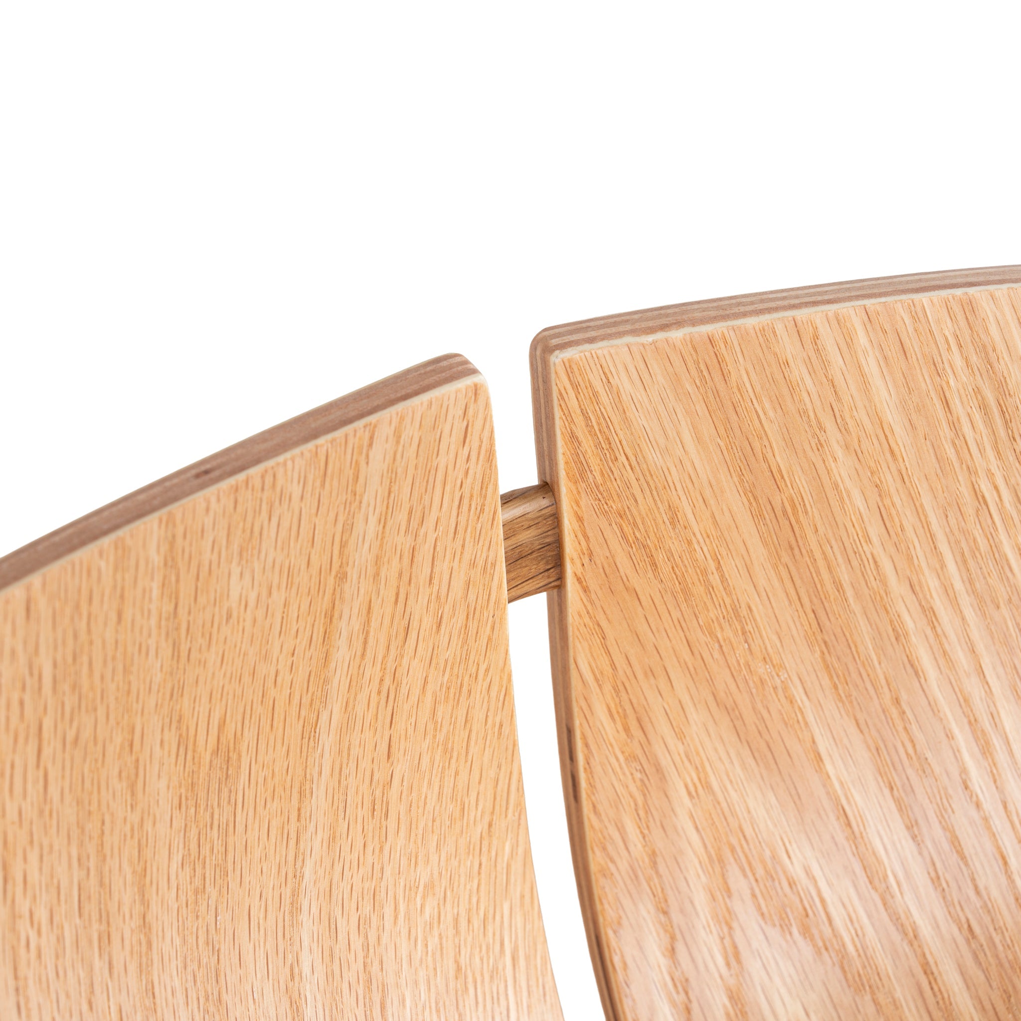 65cm Matte White Bar Stool - Natural - image 10