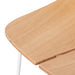 65cm Matte White Bar Stool - Natural - image 9