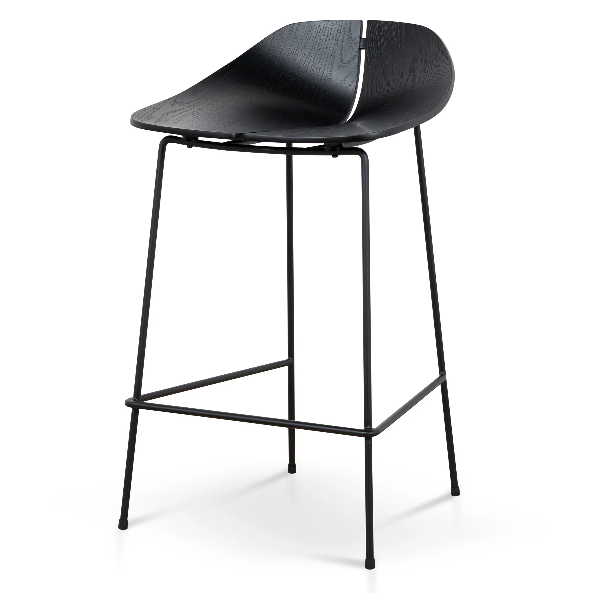Showcasing Kacela 65cm Bar Stool - Full Black BS10533-SU Bar Stool by Calibre Furniturs
