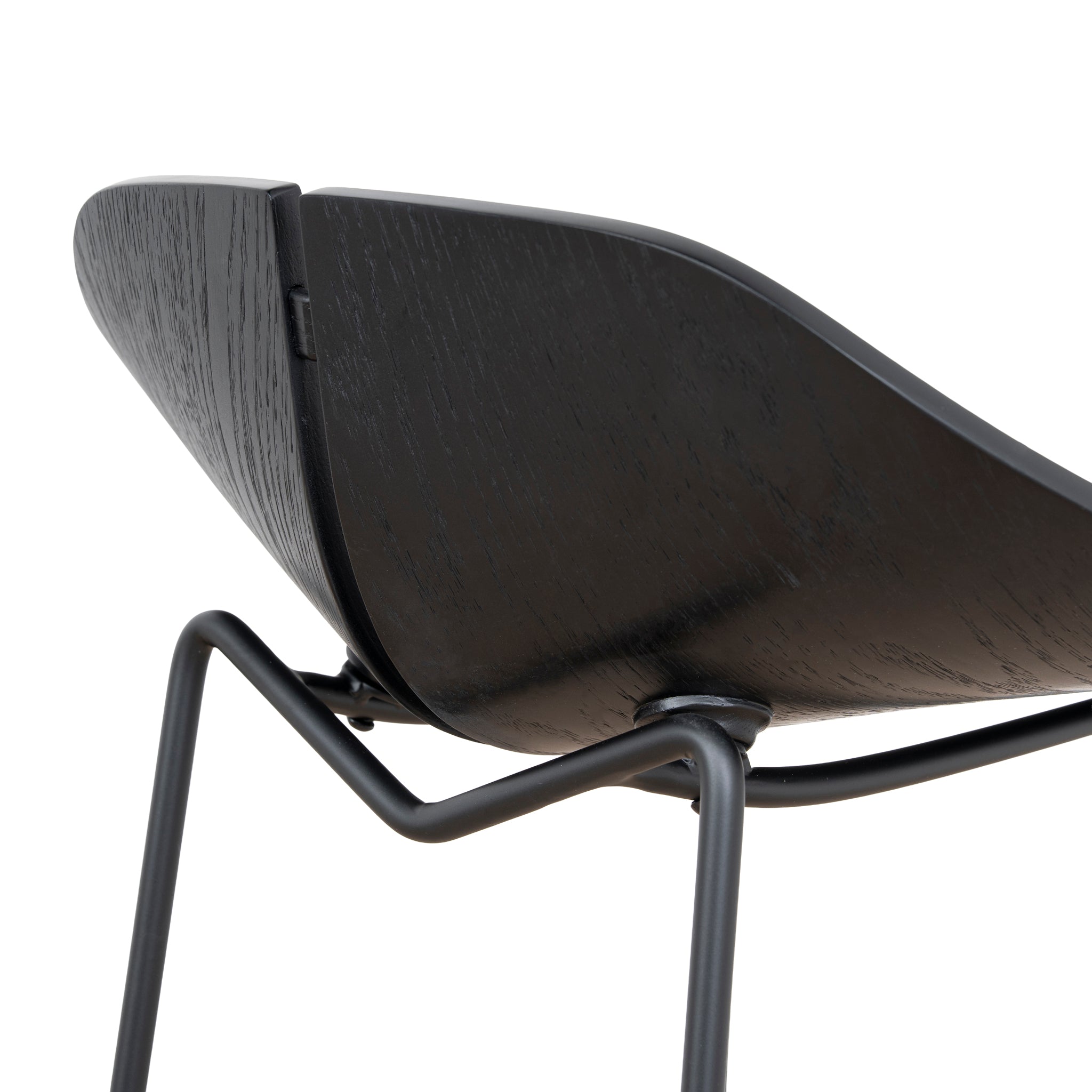 65cm Bar Stool - Full Black - image 7