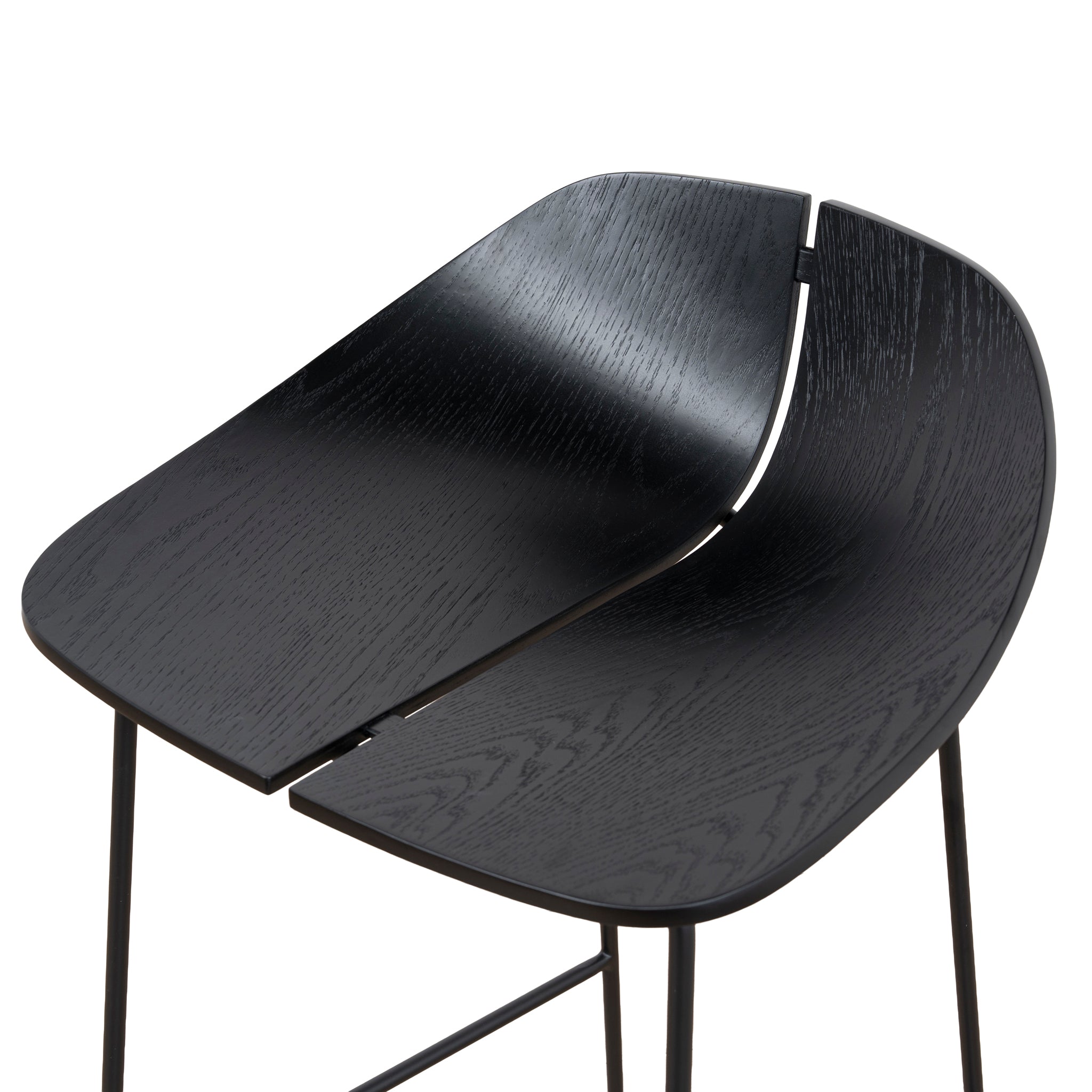 65cm Bar Stool - Full Black - image 8