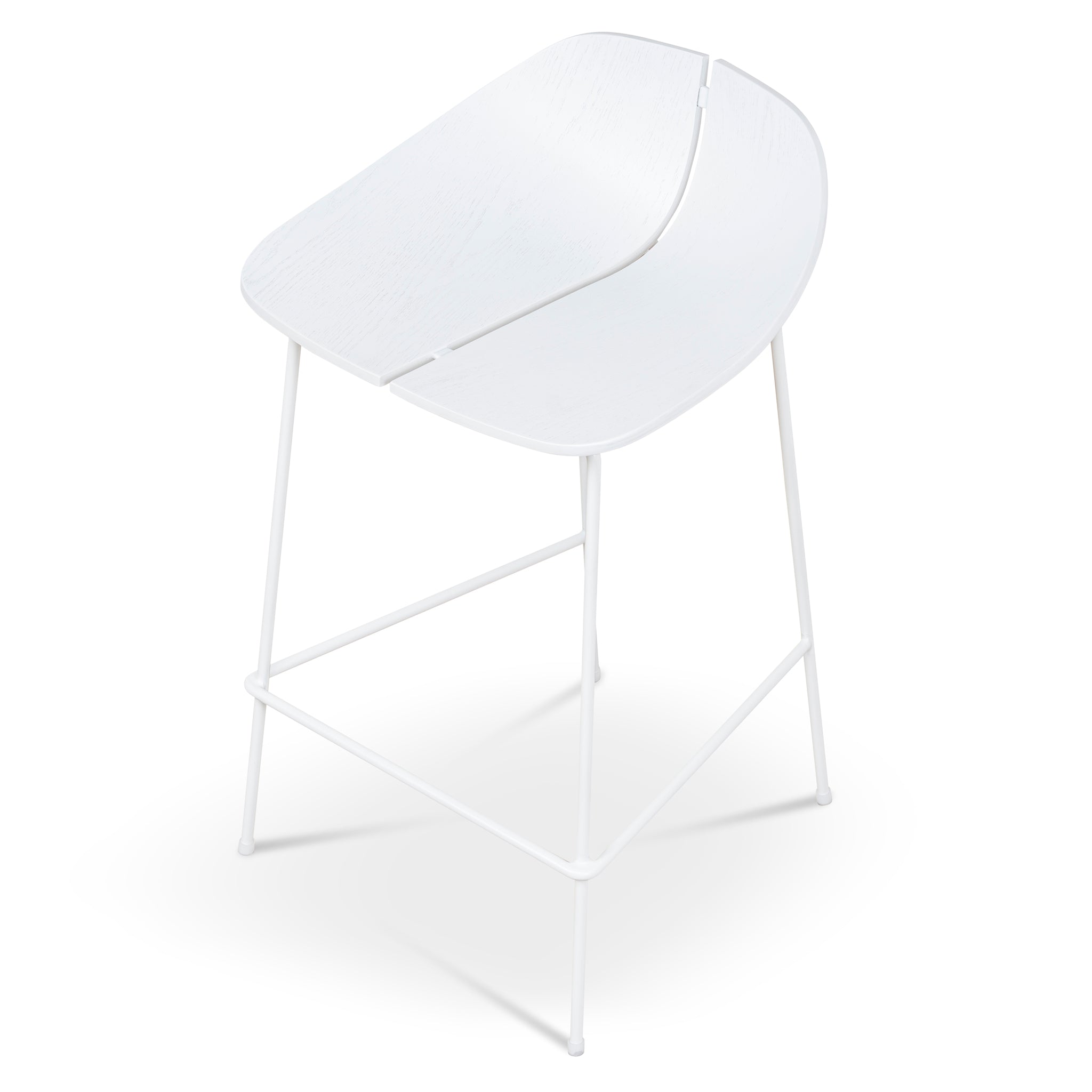 65cm Bar Stool - Full White - image 6