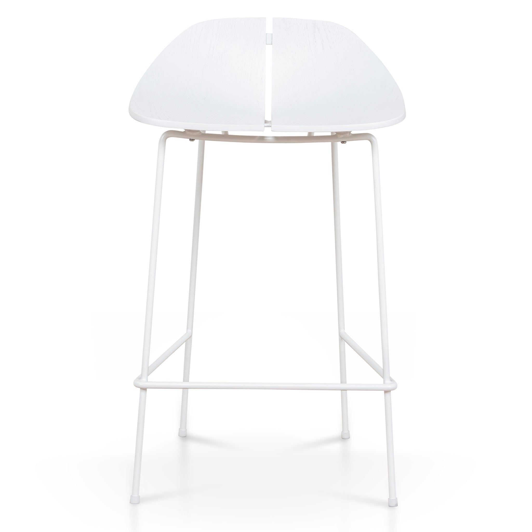 65cm Bar Stool - Full White - image 2
