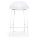 Showcasing Minara 65cm Bar Stool - Full White BS10535-SU Bar Stool by Calibre Furniturs