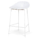 65cm Bar Stool - Full White