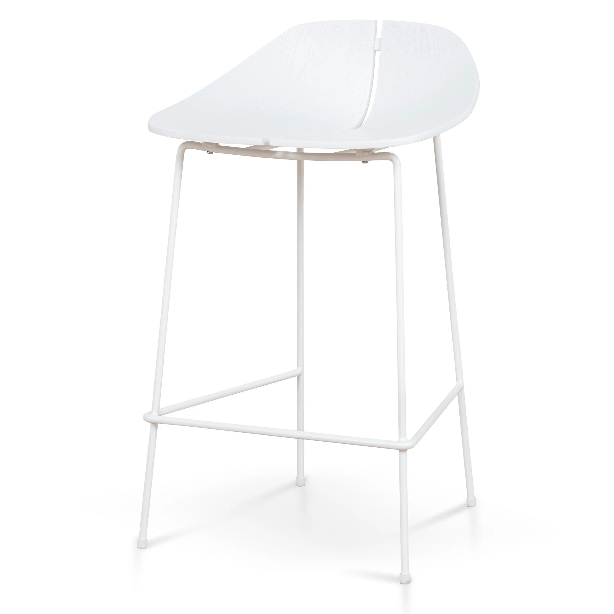 Showcasing Minara 65cm Bar Stool - Full White BS10535-SU Bar Stool by Calibre Furniturs
