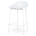 Showcasing Minara 65cm Bar Stool - Full White BS10535-SU Bar Stool by Calibre Furniturs