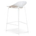65cm Bar Stool - Full White - image 4