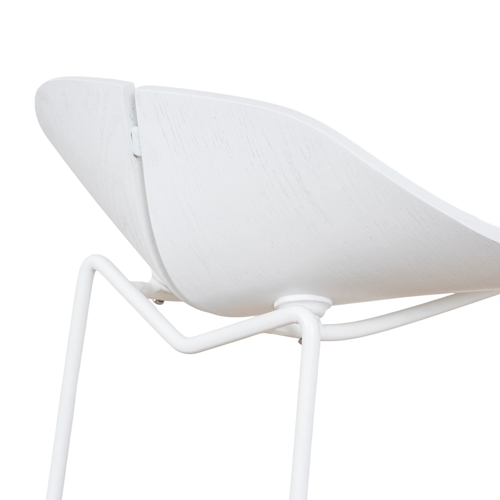 Minara 65cm Bar Stool - Full White