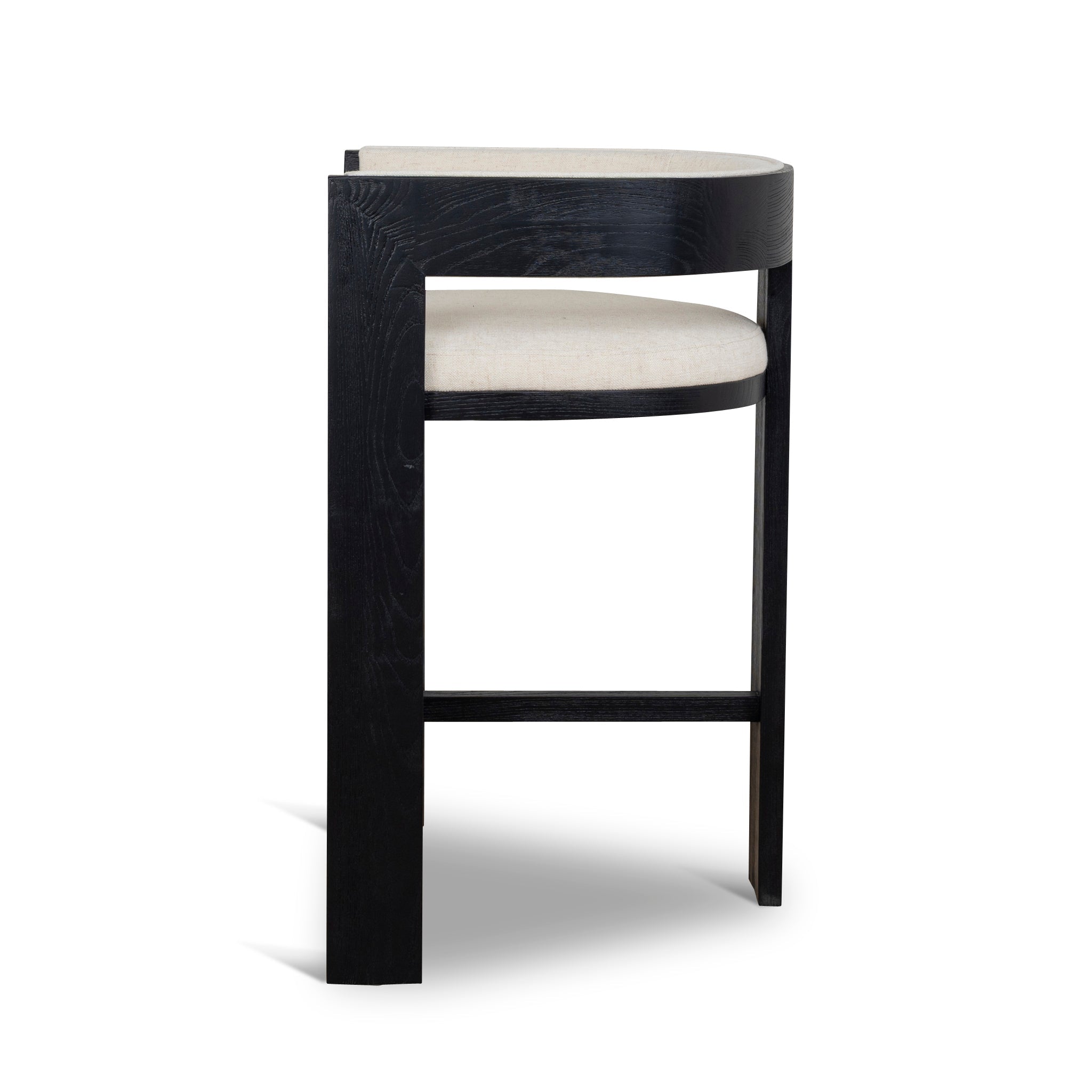 Black ELM Barstool - Dawn Beige - image 3