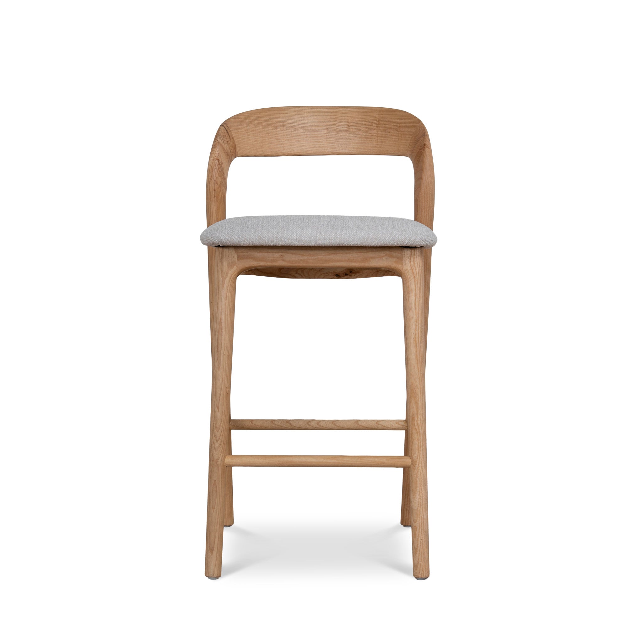 65cm Natural Bar Stool - Naxos Beige - image 2