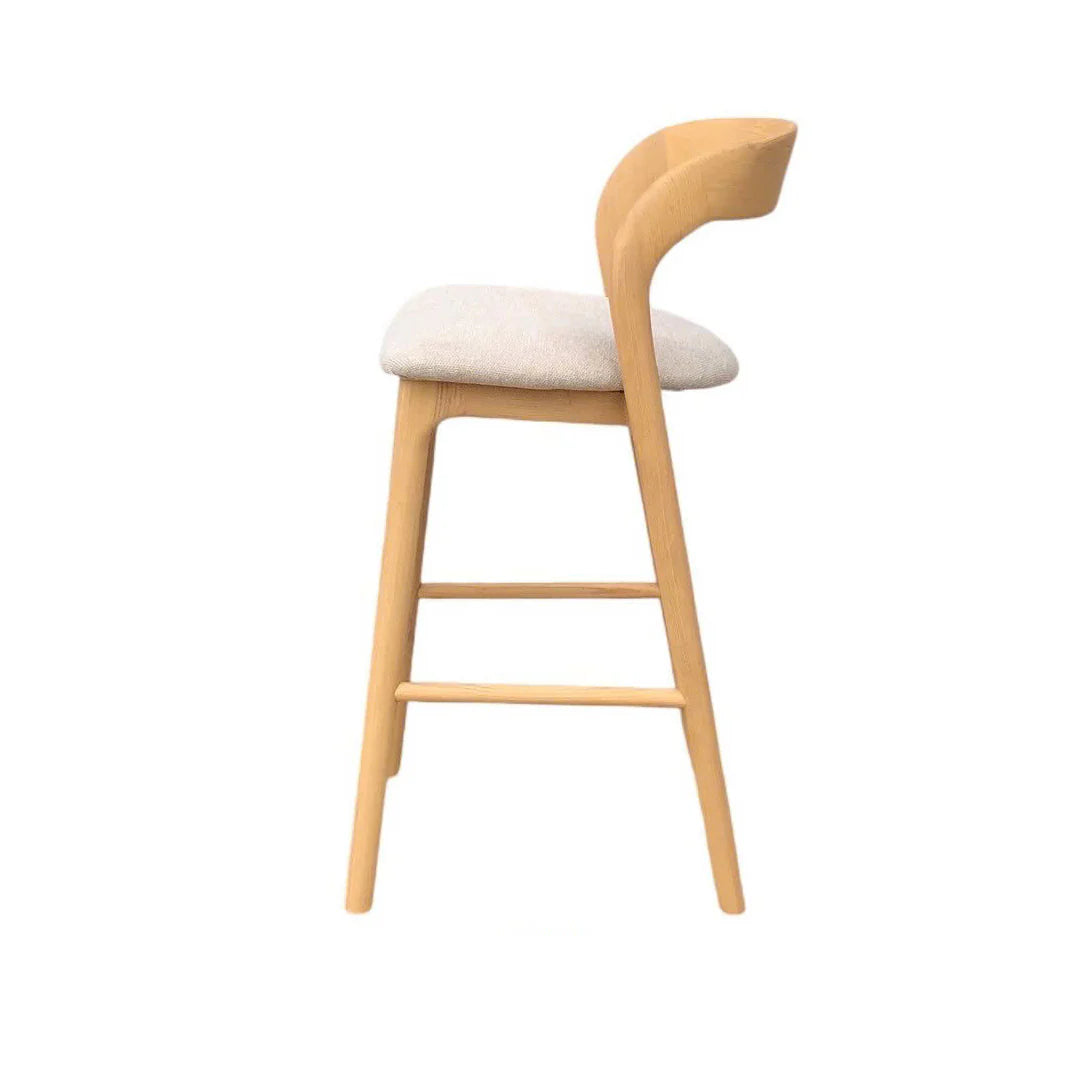 Renuta Natural Bar Stool - Naxos Beige