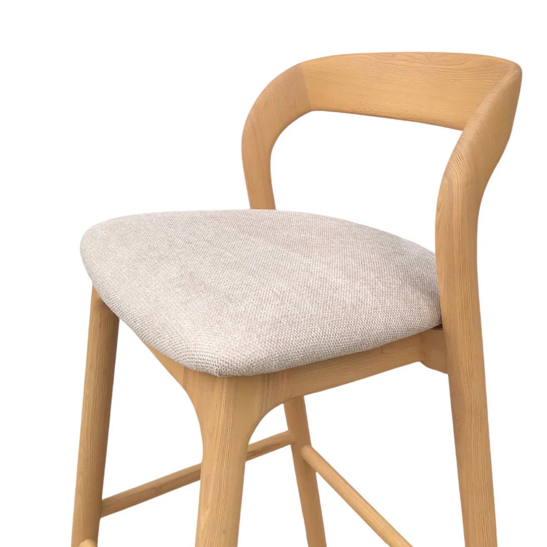 Renuta Natural Bar Stool - Naxos Beige