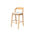 Showcasing Renuta Natural Bar Stool - Naxos Beige BS10566-NX Bar Stool by Calibre Furniturs