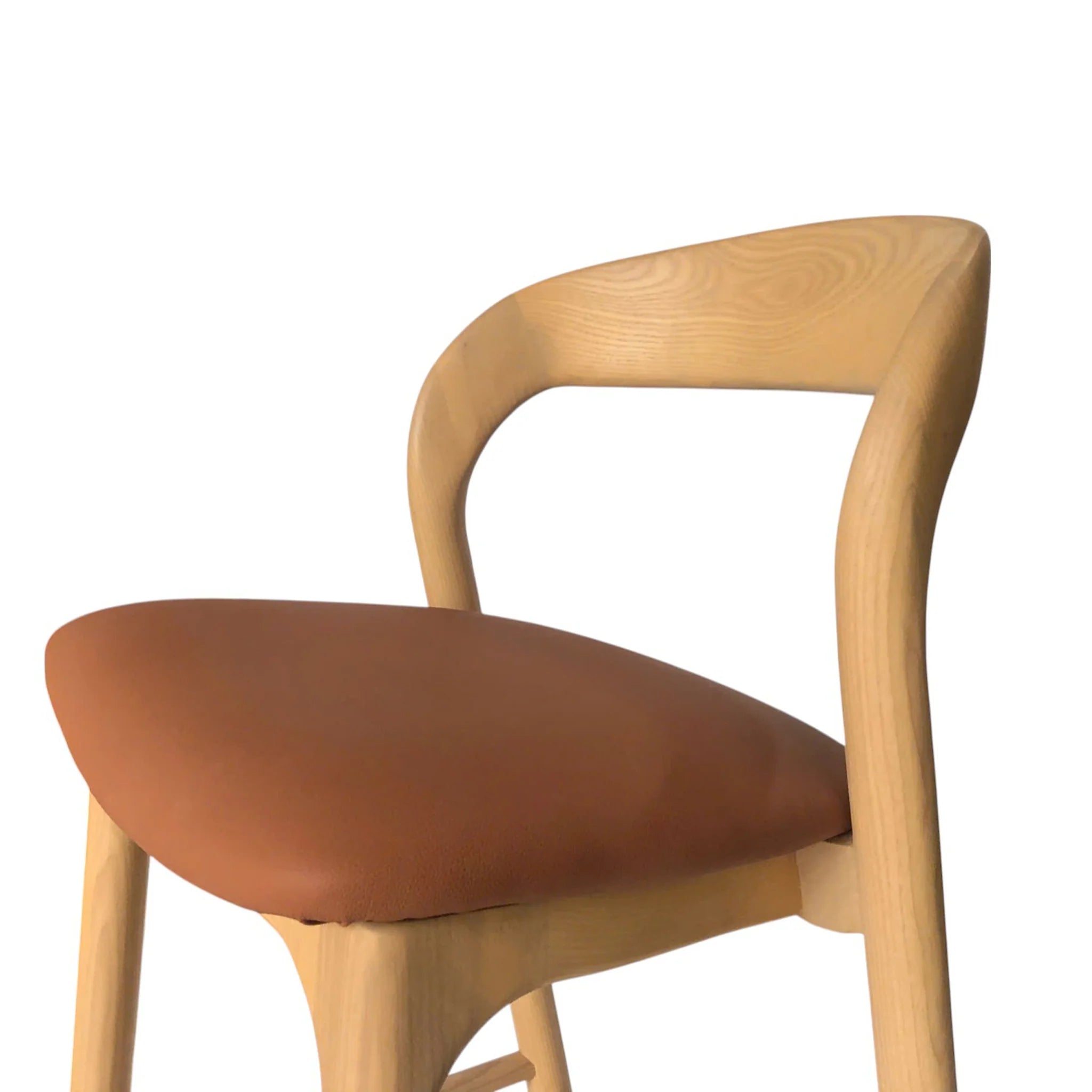 Canova 65cm Natural Bar Stool - Naxos Tan