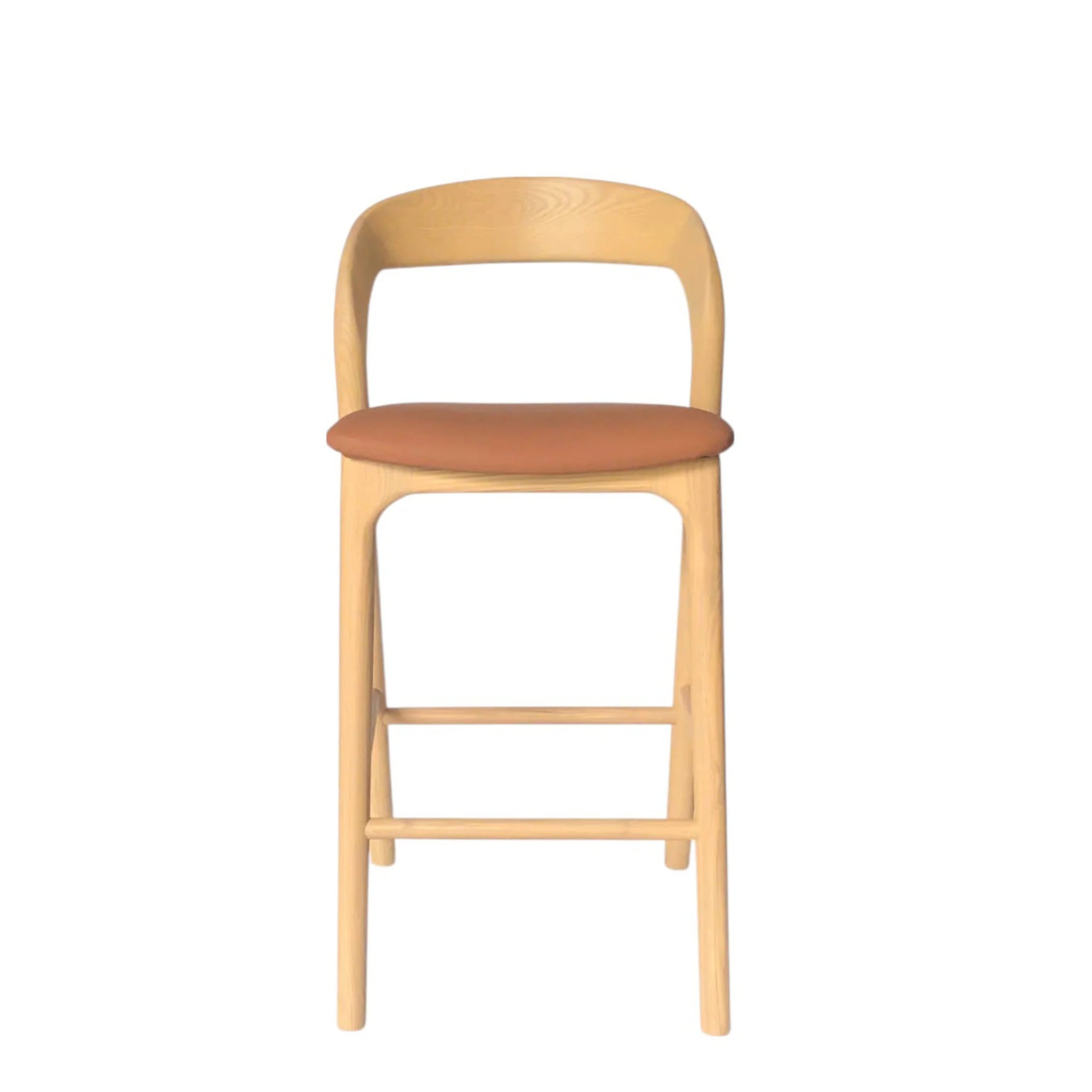 Showcasing Canova 65cm Natural Bar Stool - Naxos Tan BS10567-NX Bar Stool by Calibre Furniturs