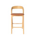 Showcasing Canova 65cm Natural Bar Stool - Naxos Tan BS10567-NX Bar Stool by Calibre Furniturs