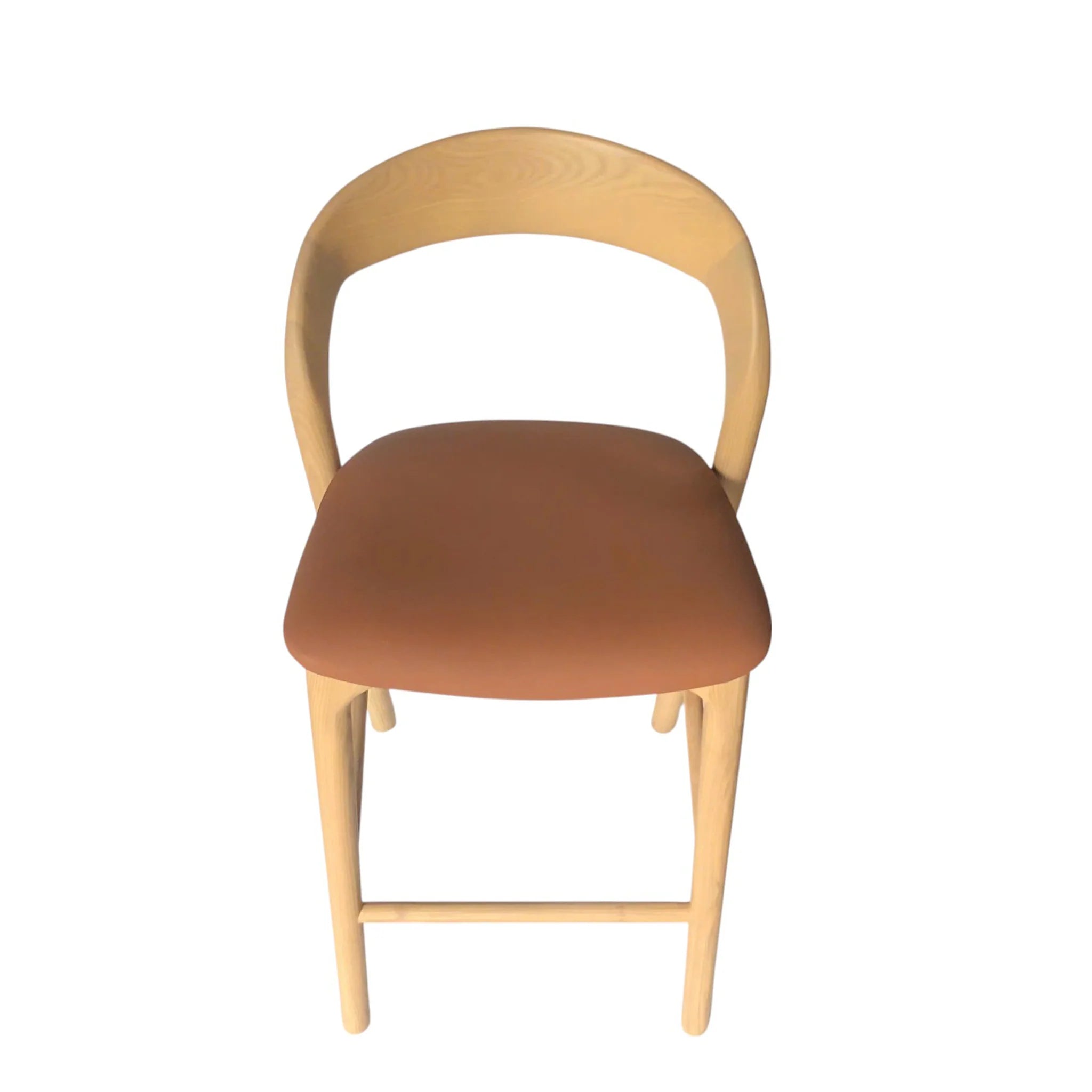 Canova 65cm Natural Bar Stool - Naxos Tan