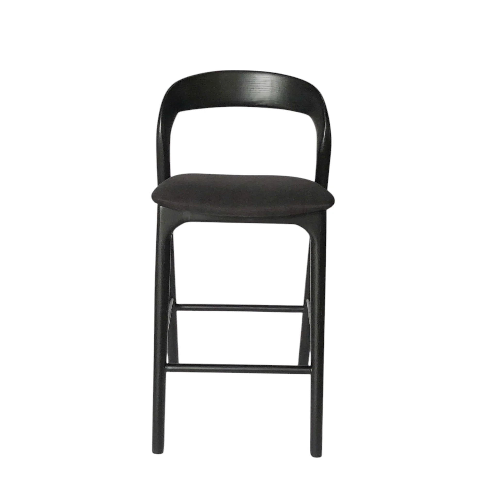 Showcasing Talavera 65cm Bar Stool - Full Black BS10568-NX Bar Stool by Calibre Furniturs