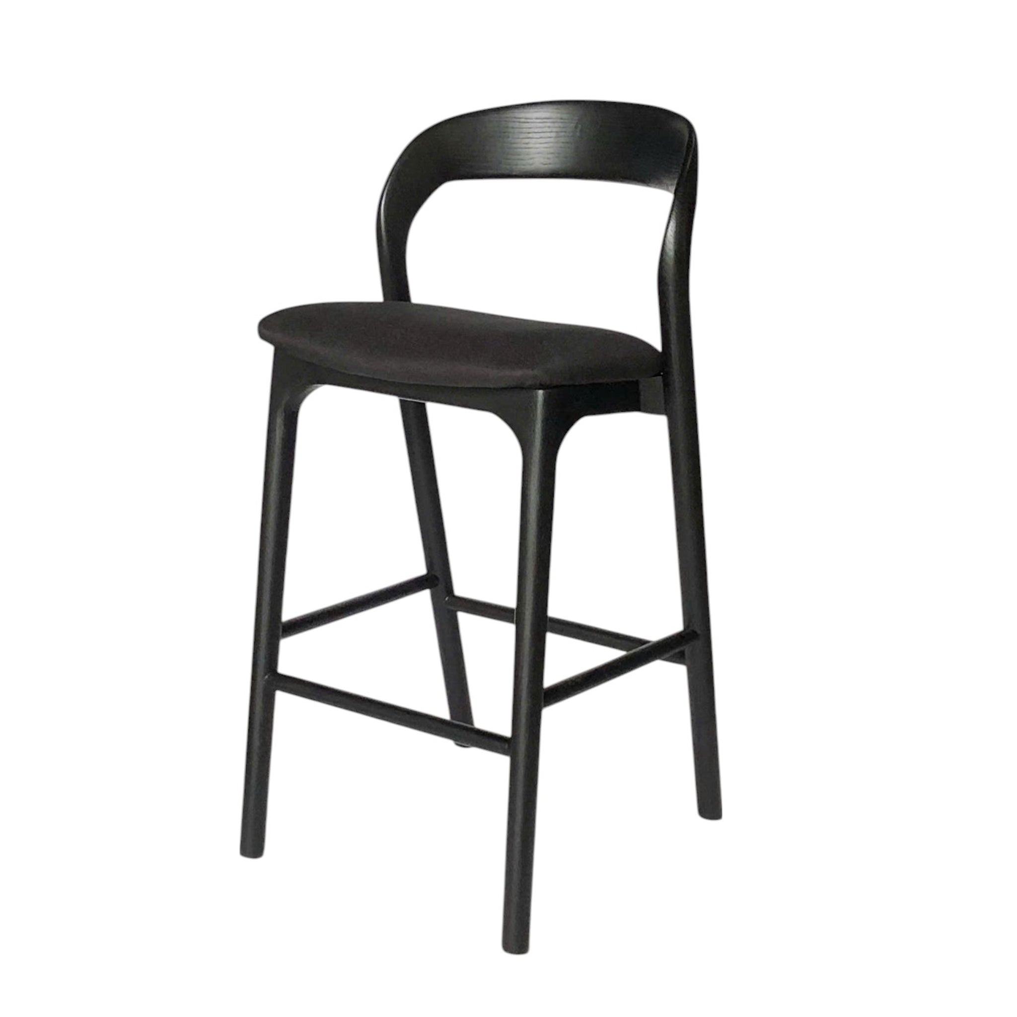 CBS10568-NX 65cm Bar Stool - Full Black