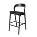 Showcasing Talavera 65cm Bar Stool - Full Black BS10568-NX Bar Stool by Calibre Furniturs