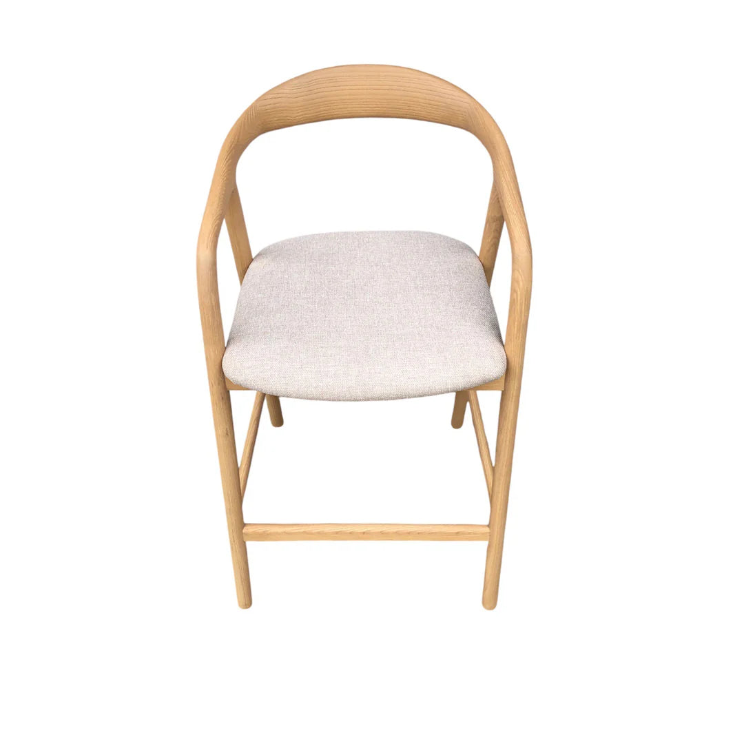 Showcasing Dekebela Natural Bar Stool - Naxos Beige BS10578-NX Bar Stool by Calibre Furniturs