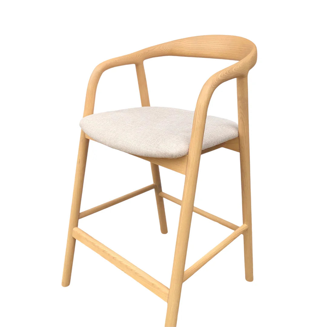 Dekebela Natural Bar Stool - Naxos Beige