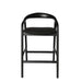 Showcasing Vekerina Bar Stool - Full Black BS10579-NX Bar Stool by Calibre Furniturs