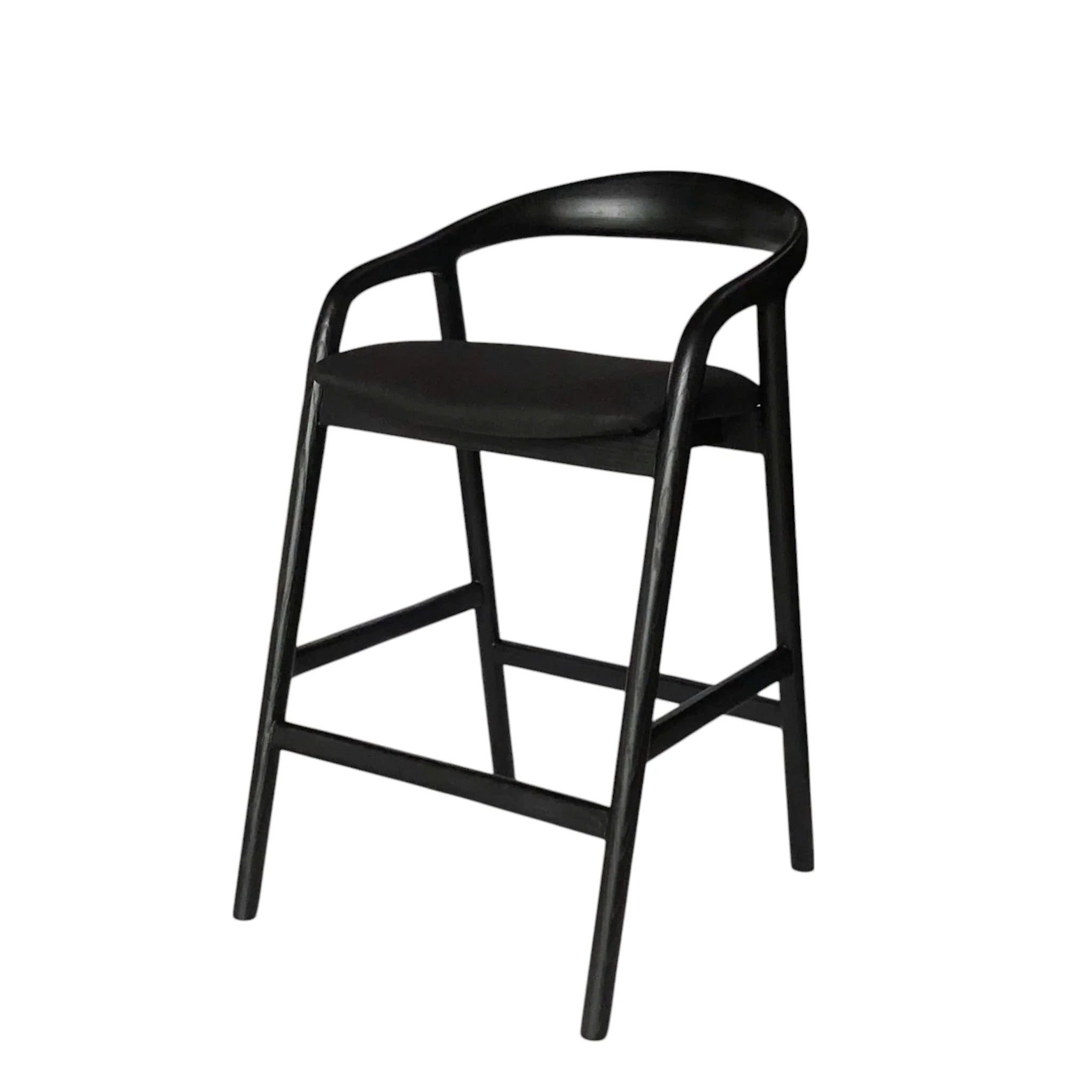 Showcasing Vekerina Bar Stool - Full Black BS10579-NX Bar Stool by Calibre Furniturs