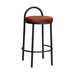 Showcasing Natono 63cm Black Frame Bar Stool - Red Bronze (Set of 2) BS10965-FHx2 Bar Stool by Calibre Furniturs