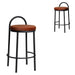 Showcasing Natono 63cm Black Frame Bar Stool - Red Bronze (Set of 2) BS10965-FHx2 Bar Stool by Calibre Furniturs