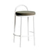 Showcasing Kilaria 63cm White Frame Bar Stool - Dark Moss Green (Set of 2) BS12012-FHx2 Bar Stool by Calibre Furniturs