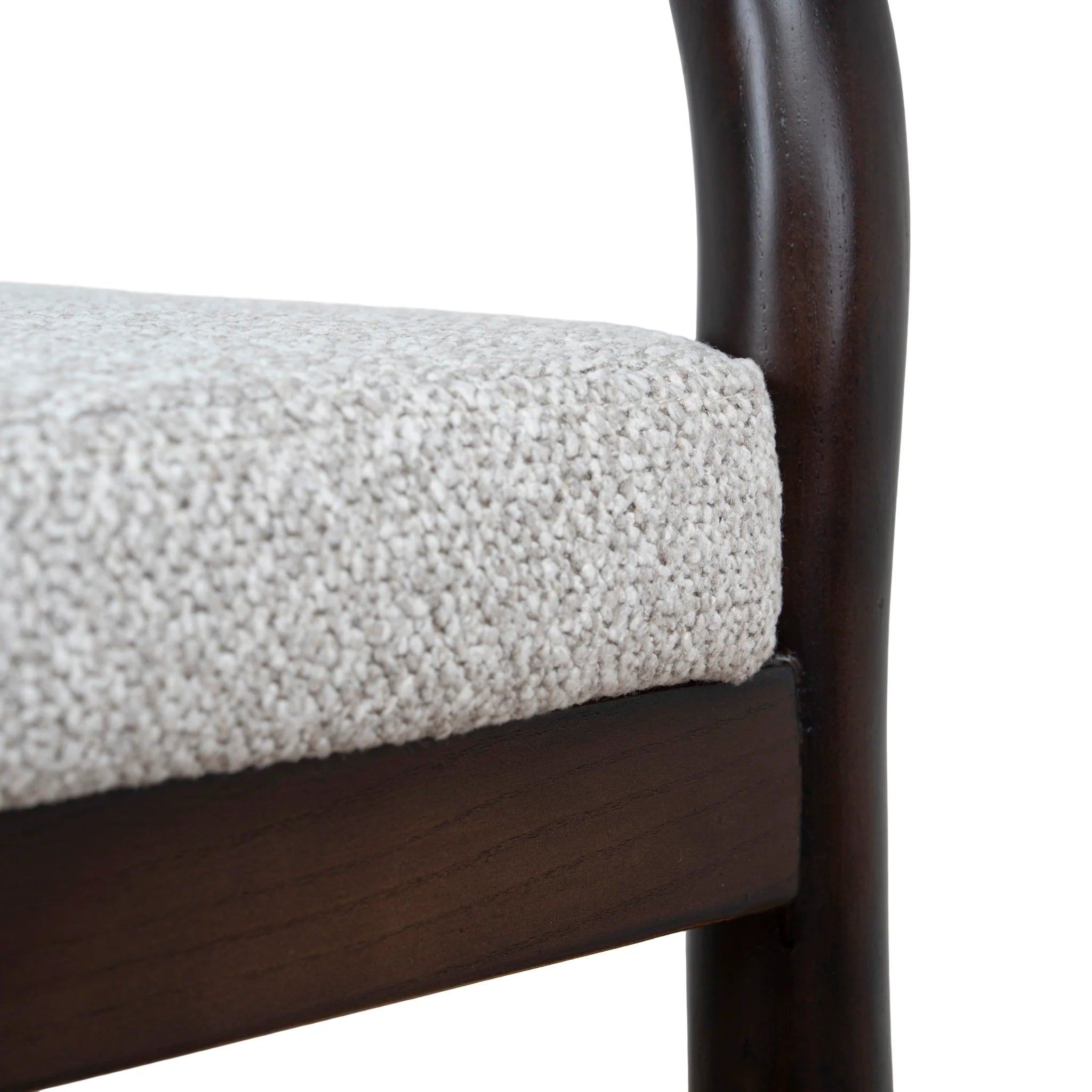 Cacesora 66cm Brown Bar Stool - Clay Grey