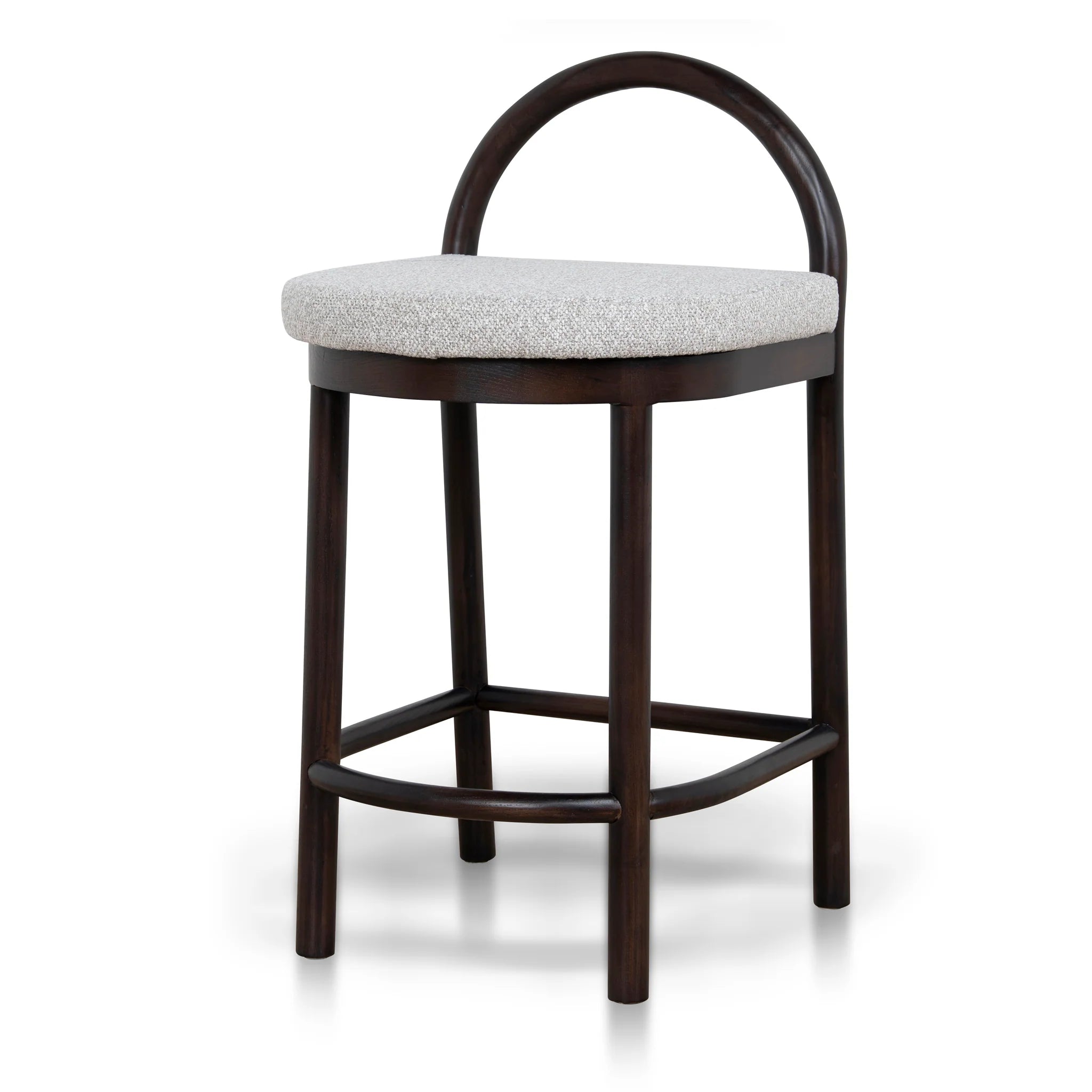 Showcasing Cacesora 66cm Brown Bar Stool - Clay Grey BS12108-LJ Bar Stool by Calibre Furniturs