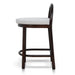 Showcasing Cacesora 66cm Brown Bar Stool - Clay Grey BS12108-LJ Bar Stool by Calibre Furniturs