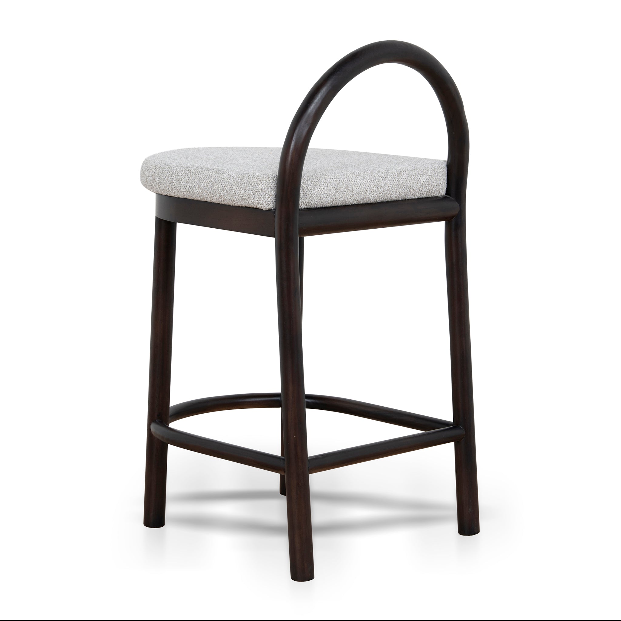 66cm Brown Bar Stool - Clay Grey
